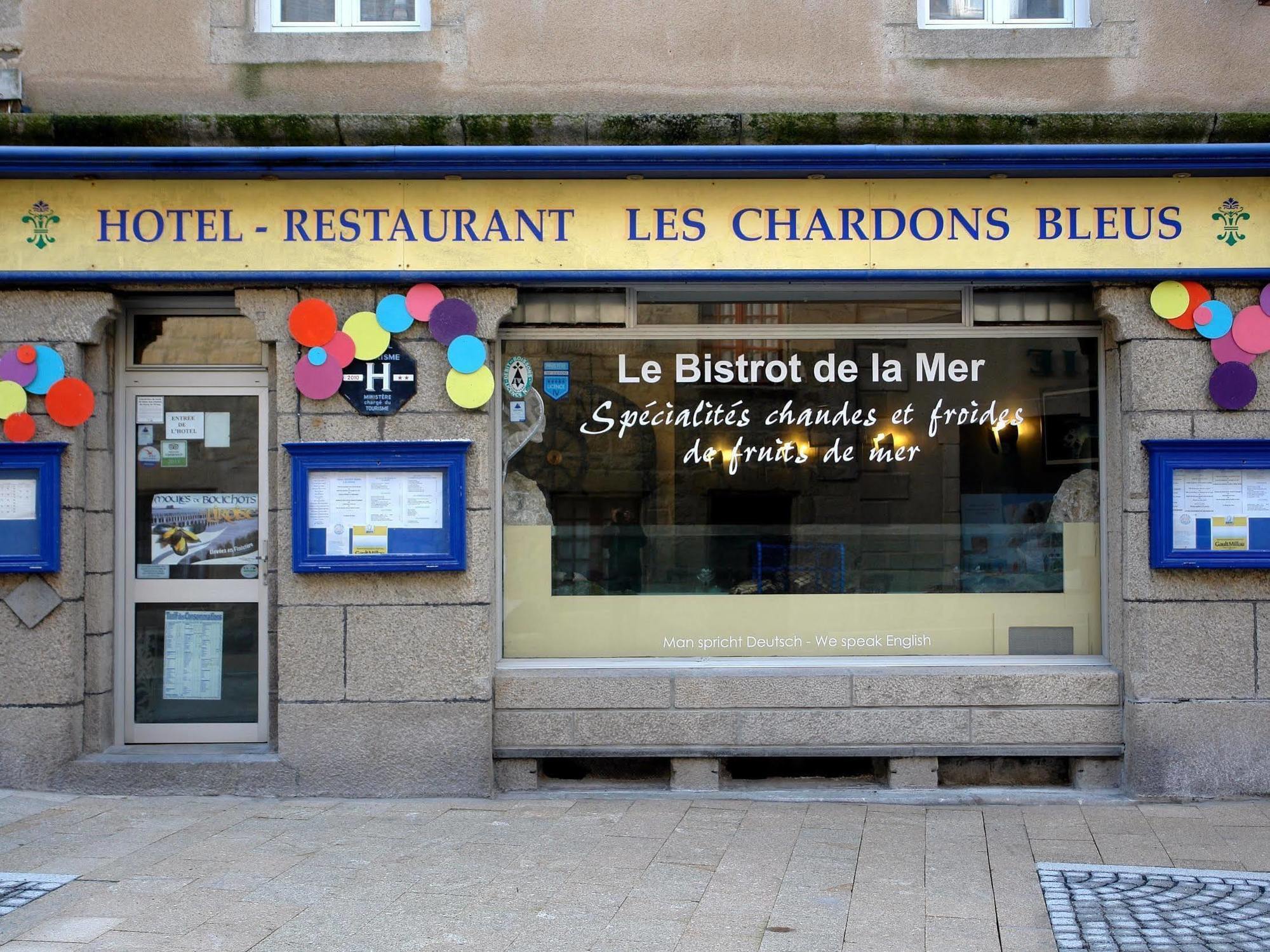 Logis Hotel Les Chardons Bleus Restaurant Le Bistrot De La Mer Roscoff Ngoại thất bức ảnh